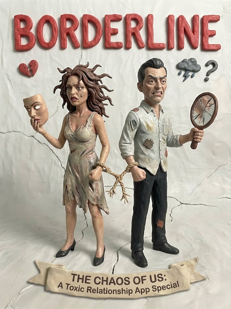 Red backdrop promo portrait